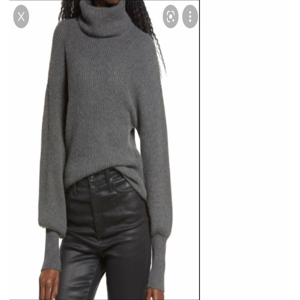 Leith Gray Medium Charcoal Heather‎ Sweater Size Small NWT
